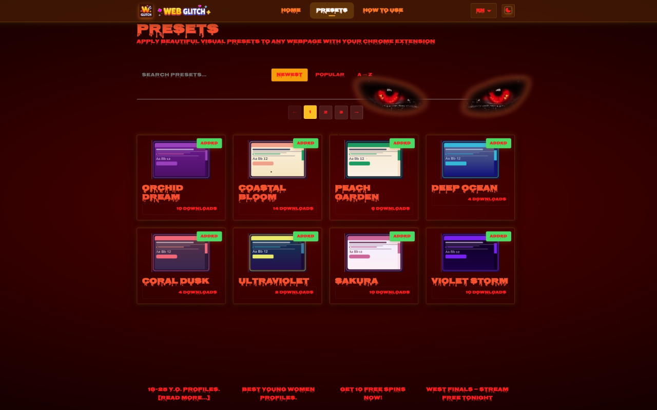 WebGlitch - 截图 2