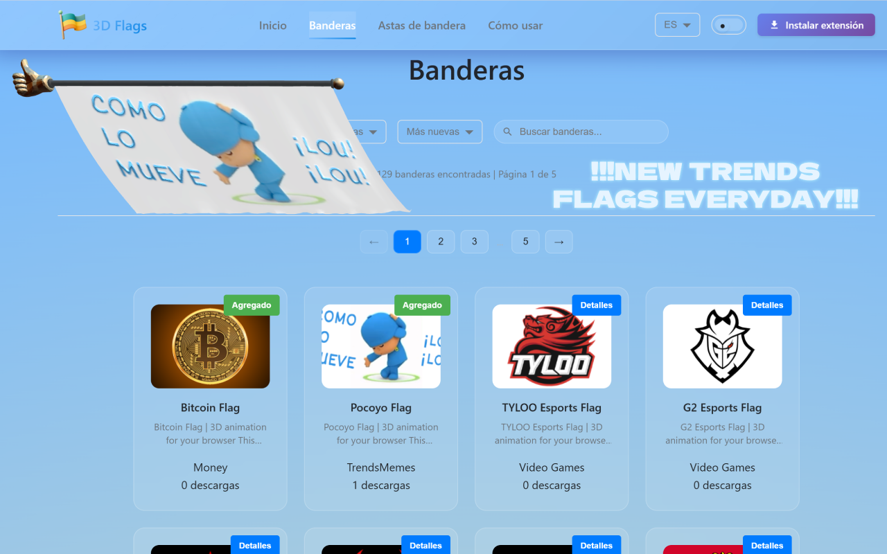 3D Flags - 截图 2