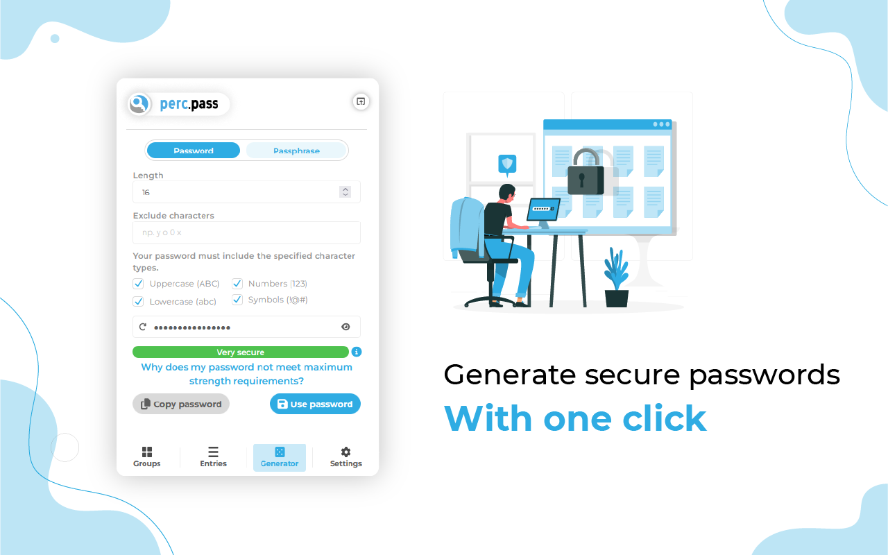 perc.pass - Password Manager - 截图 2