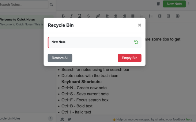 Quick Notes - 截图 3