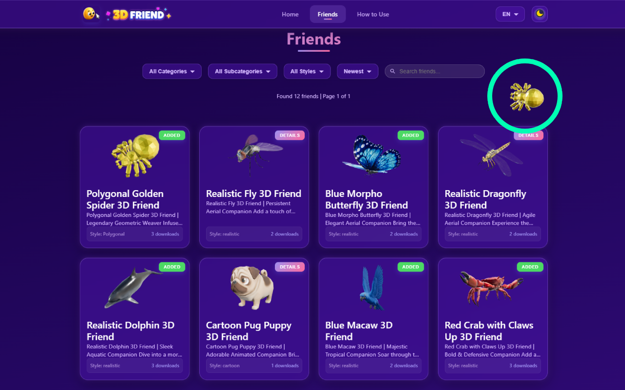 3D Friend - 截图 3