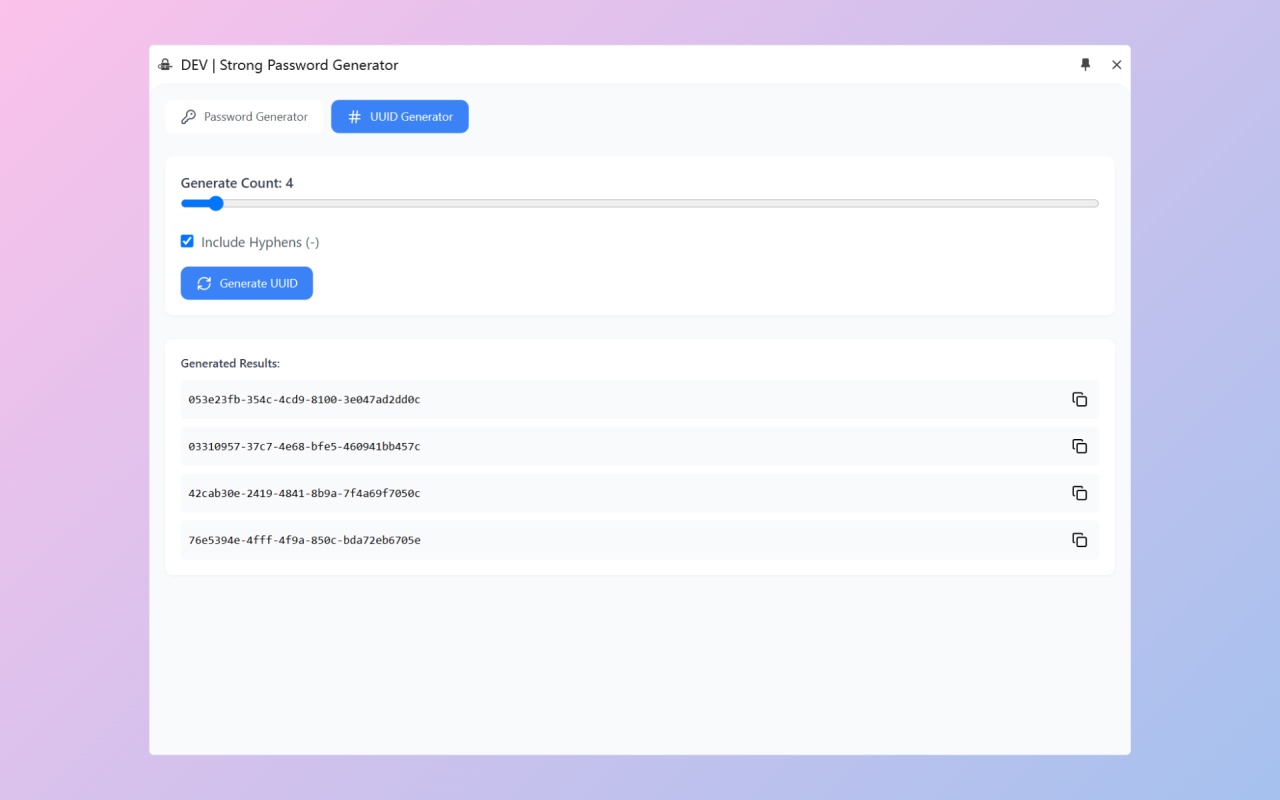 Strong Password Generator - 截图 1
