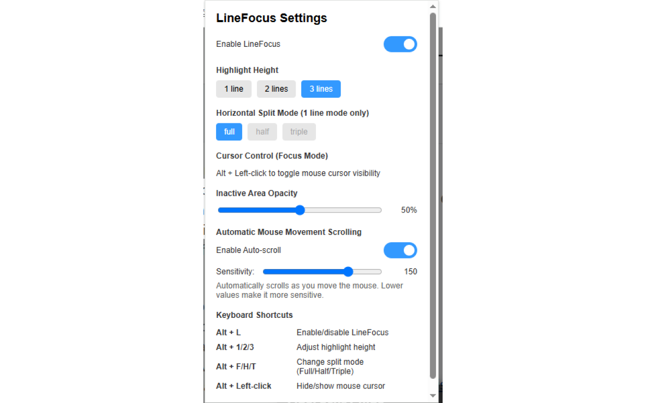 LineFocus - 截图 3