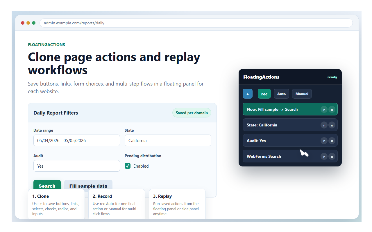 Floating Actions - 截图 2