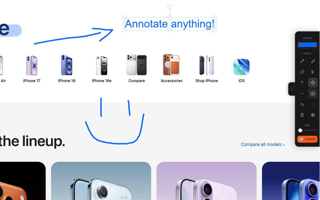 Drawr - Draw and Annotate on Any Webpage - 截图 3