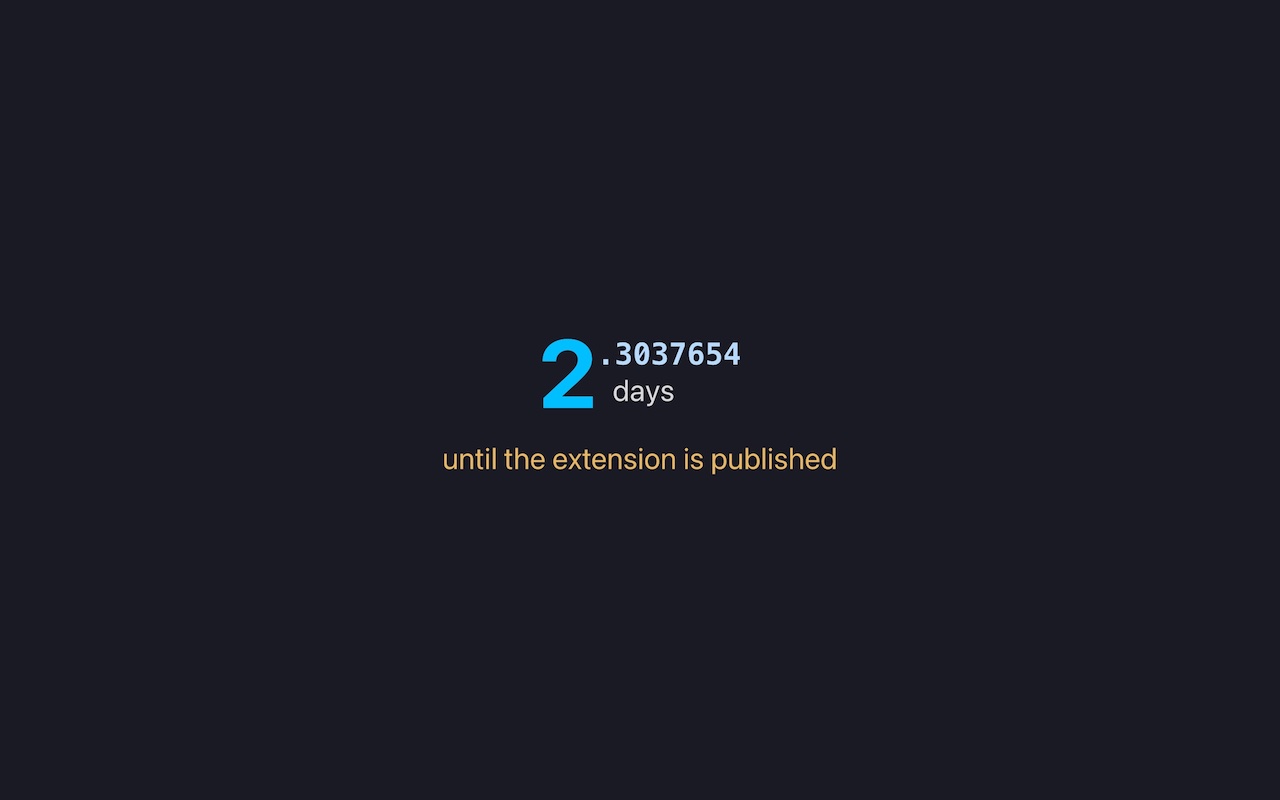 New Tab Countdown to Deadline - 截图 2
