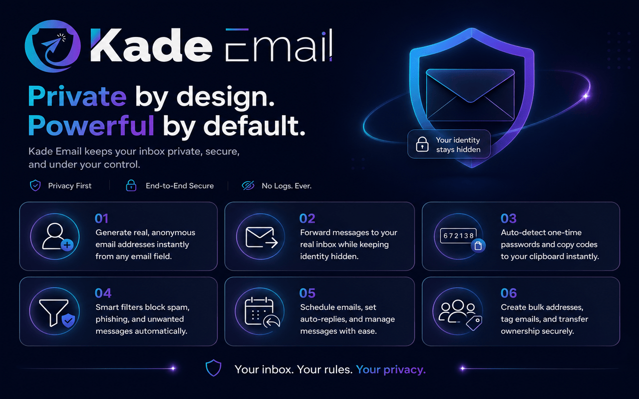 KadeEmail - Your Email Forwarder - 截图 2