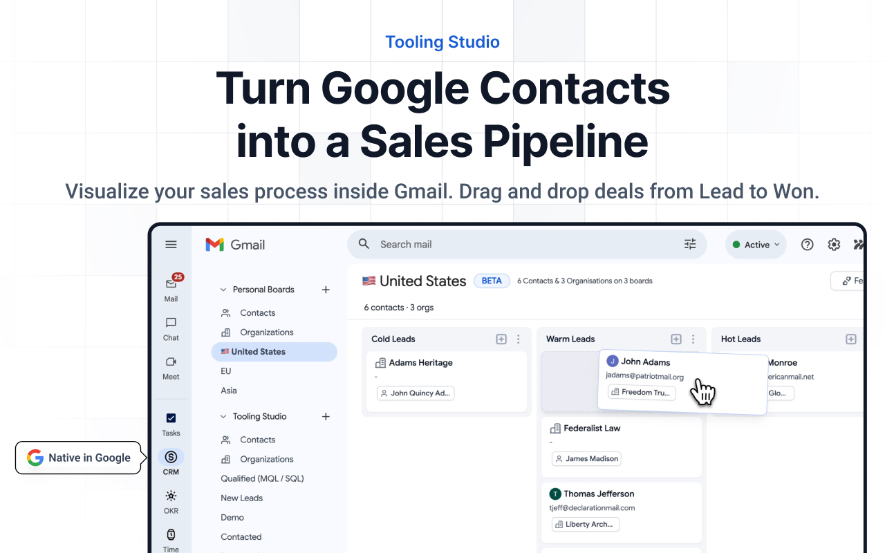 Sales CRM in Gmail and Google Workspace - 截图 4
