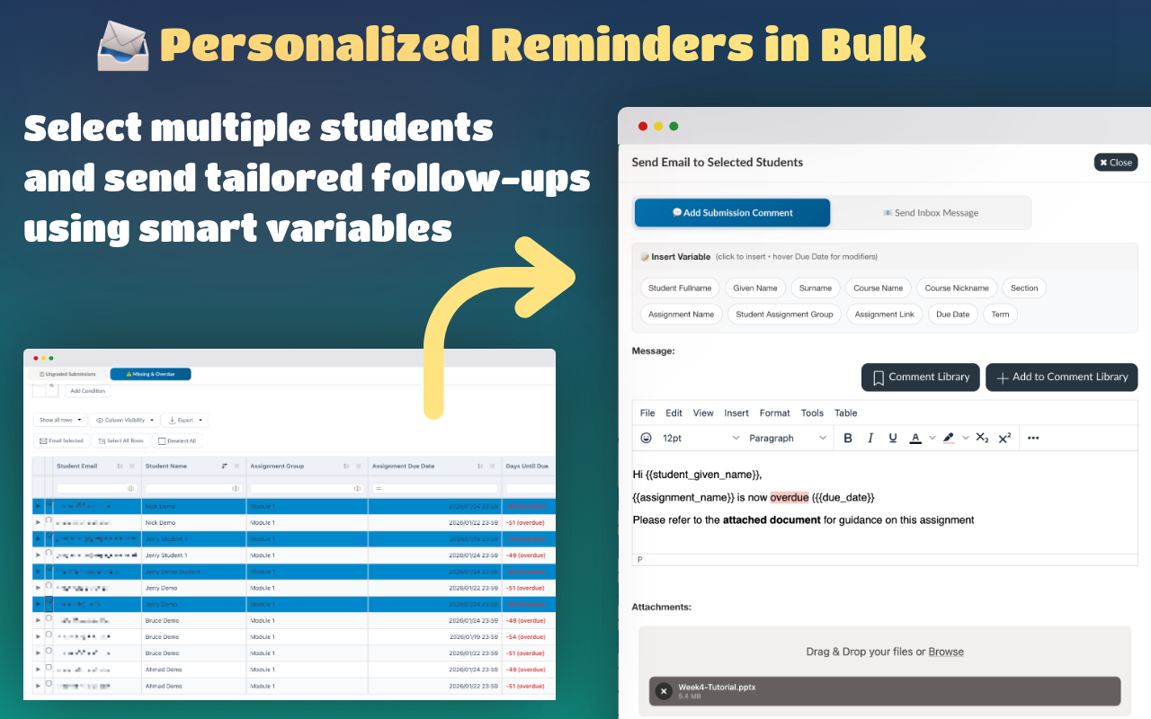 Enhanced Canvas LMS To Do (Ungraded List) - 截图 4