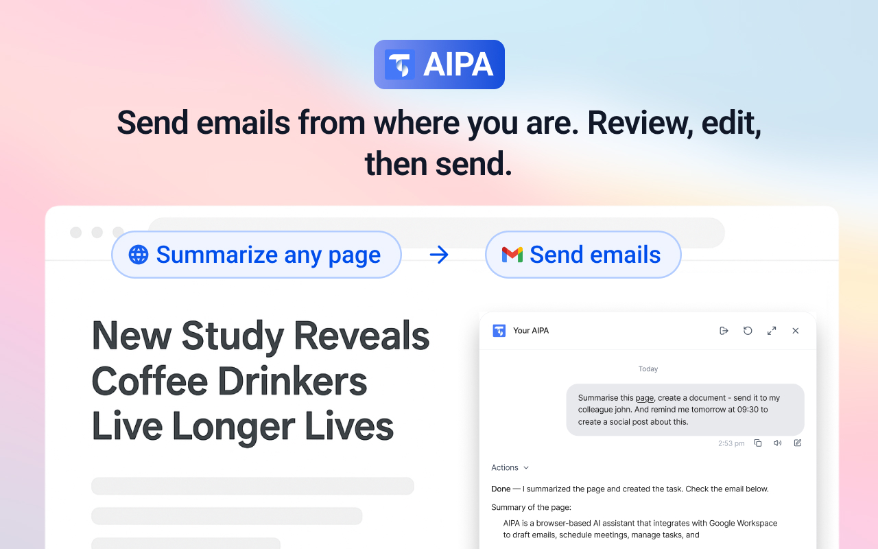 Your AI Personal Assistant for Google Workspace. - 截图 3