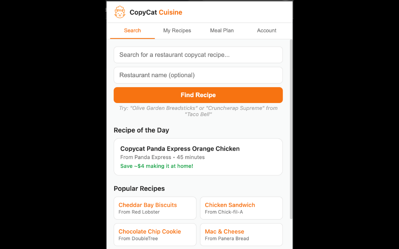 CopyCat Cuisine - 截图 3