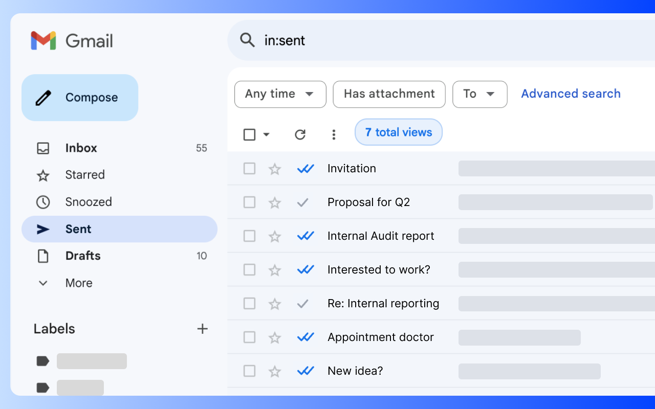 Email Open Tracker – Unlimited Real-Time Gmail Read Receipts & Tracking - 截图 4