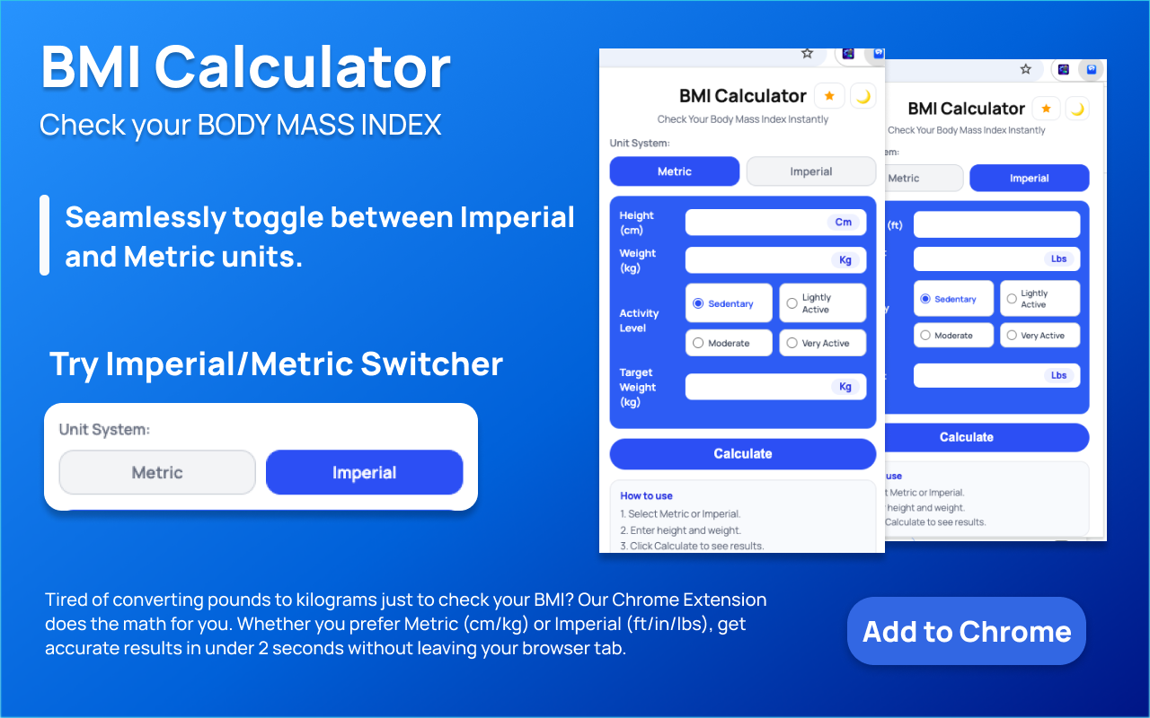 BMI Calculator - 截图 2