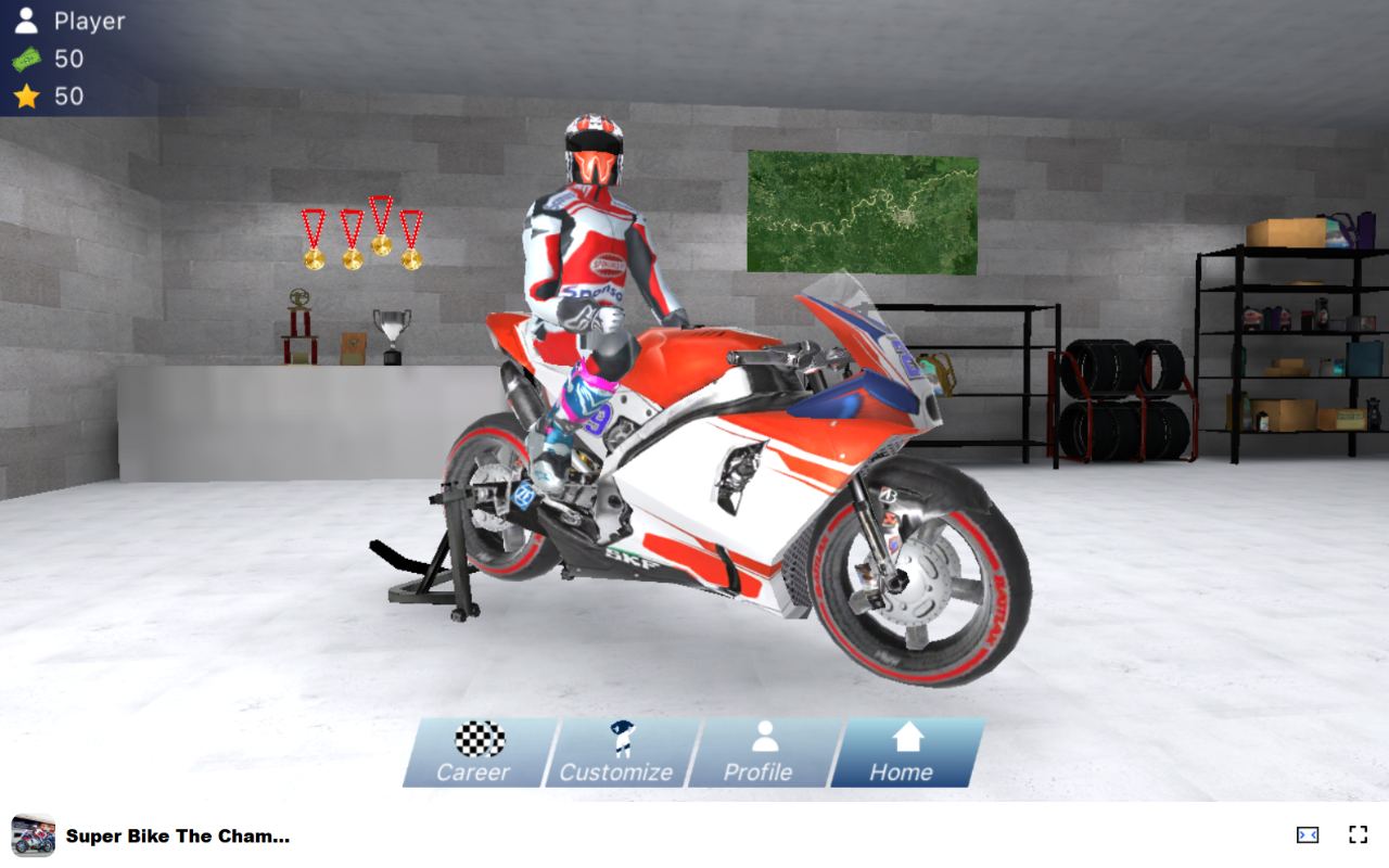 Super Bike The Champion Game - 赛跑成为终极冠军! - 截图 1