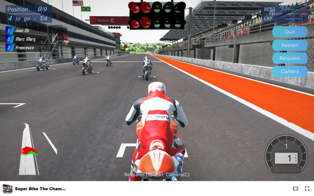 Super Bike The Champion Game - 赛跑成为终极冠军! - 截图 2
