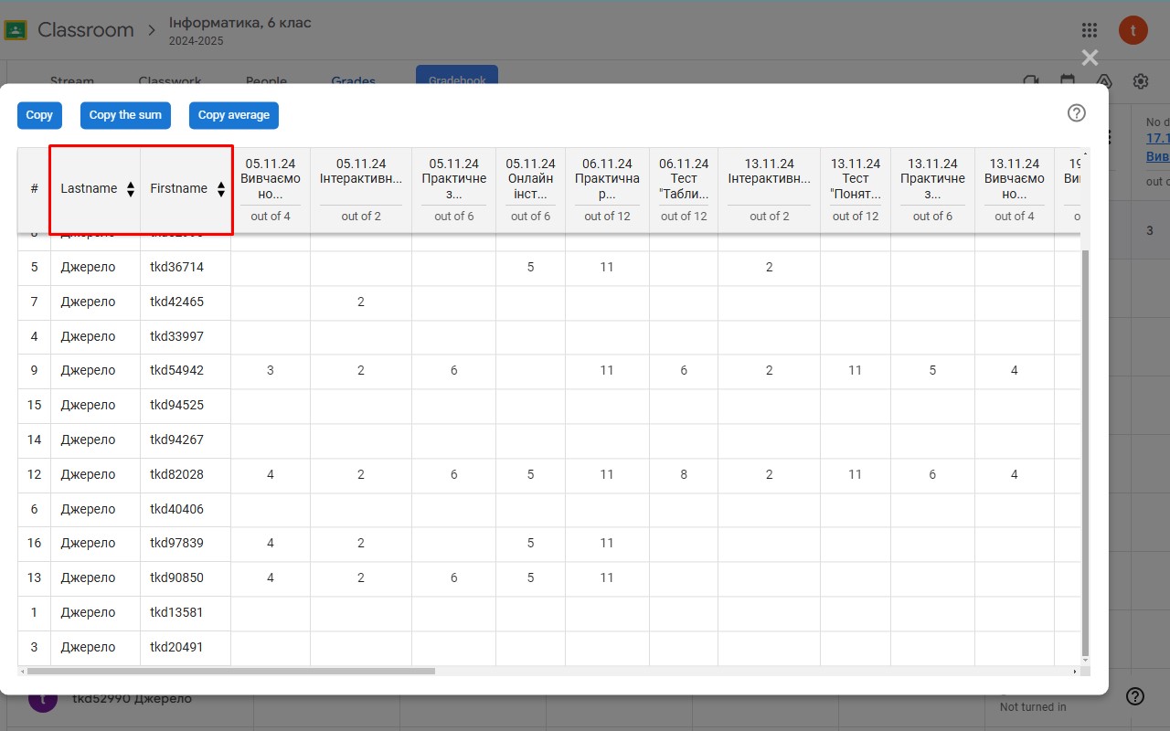 GradeTable for Classroom - 截图 5