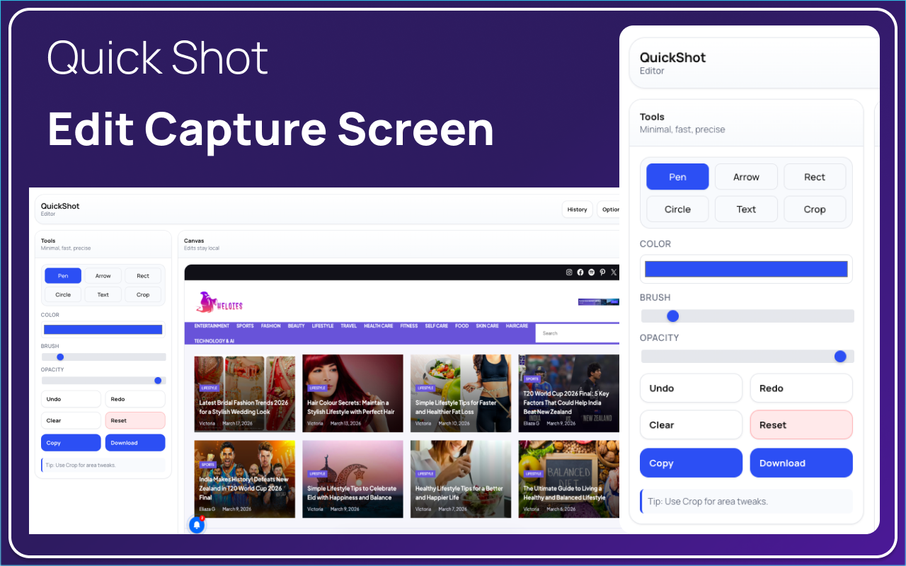 QuickShot – Screen Capture Tool - 截图 1