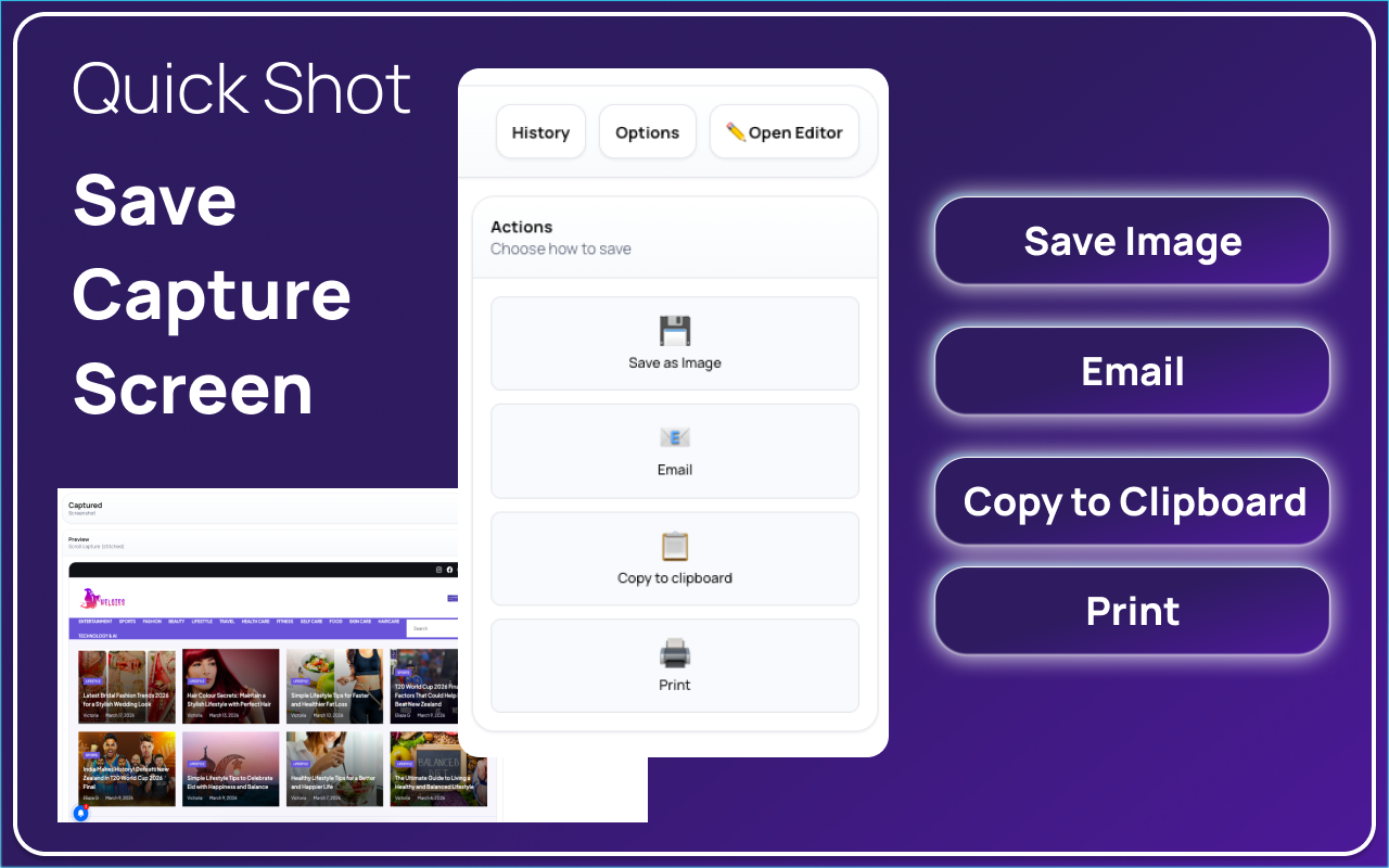 QuickShot – Screen Capture Tool - 截图 3