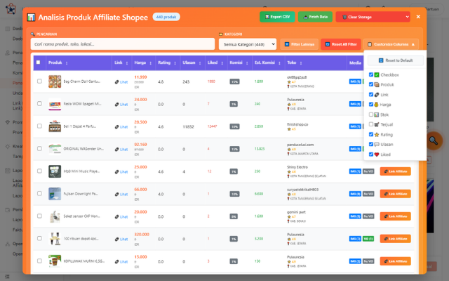 Shopee Affiliate Max - 截图 1