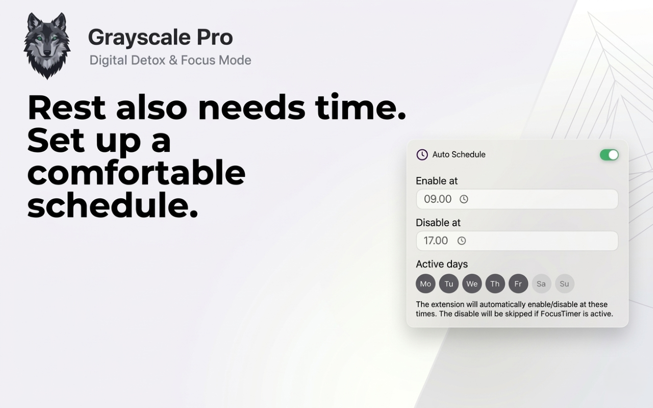 Grayscale Pro: Block Site & Digital Detox & Focus Timer - 截图 2