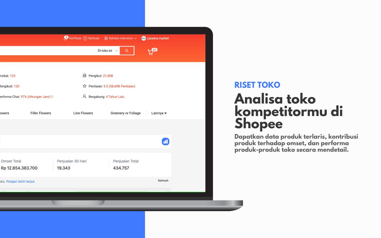 Datacuan - Tool riset dan asisten seller marketplace - 截图 2