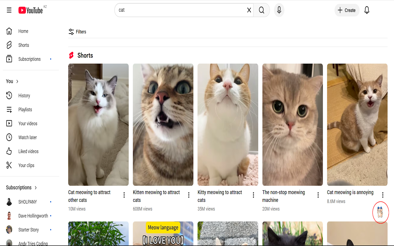Cute Browser Cat - 截图 2