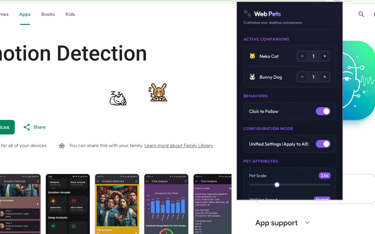 Web Pets - 截图 1