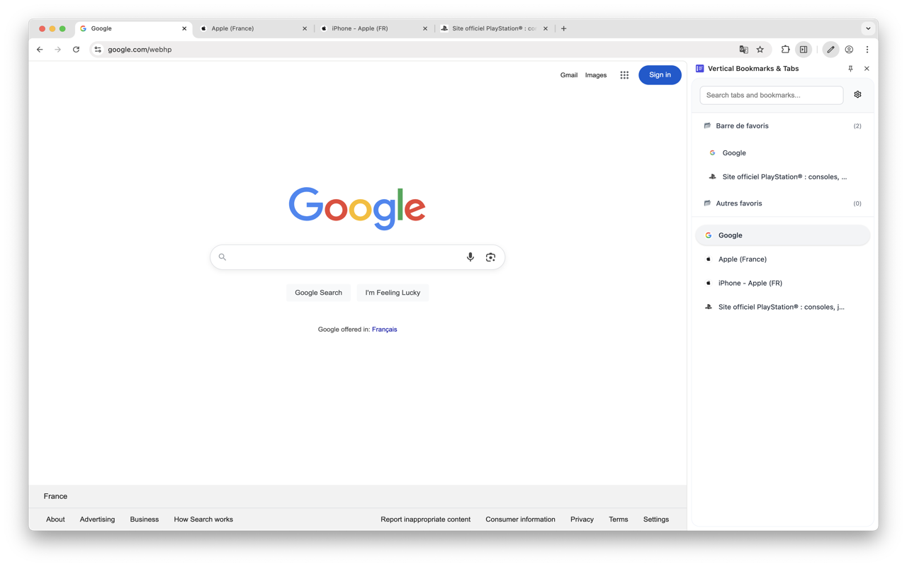 Vertical Bookmarks - 截图 1