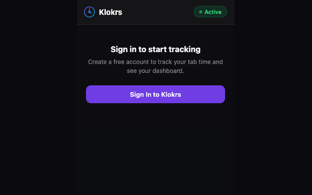 Klokrs - Tab Time Tracker - 截图 5
