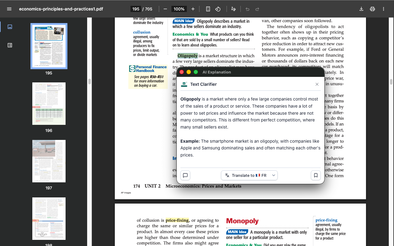 Free AI Dictionary - Context Explain & Translate - 截图 3