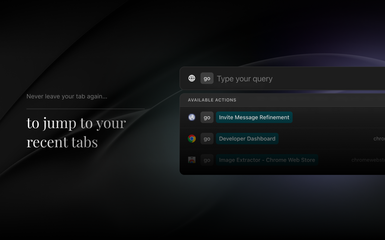 CommandX - Spotlight for Browser - 截图 3