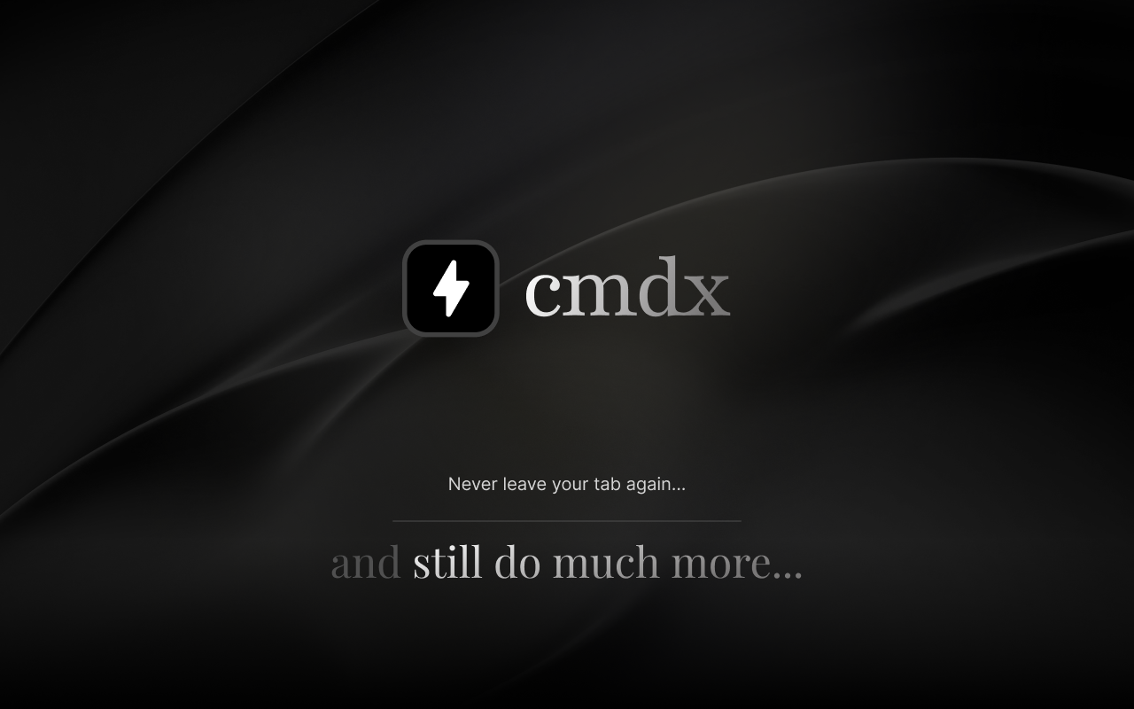CommandX - Spotlight for Browser - 截图 5