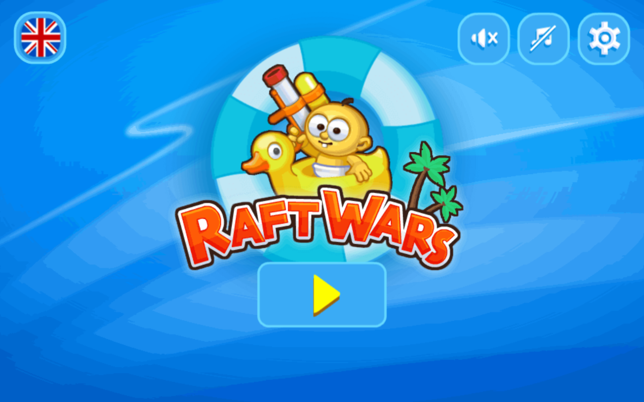 Raft Wars 游戏 - 在史诗筏战中与海盗和忍者作战! - 截图 2