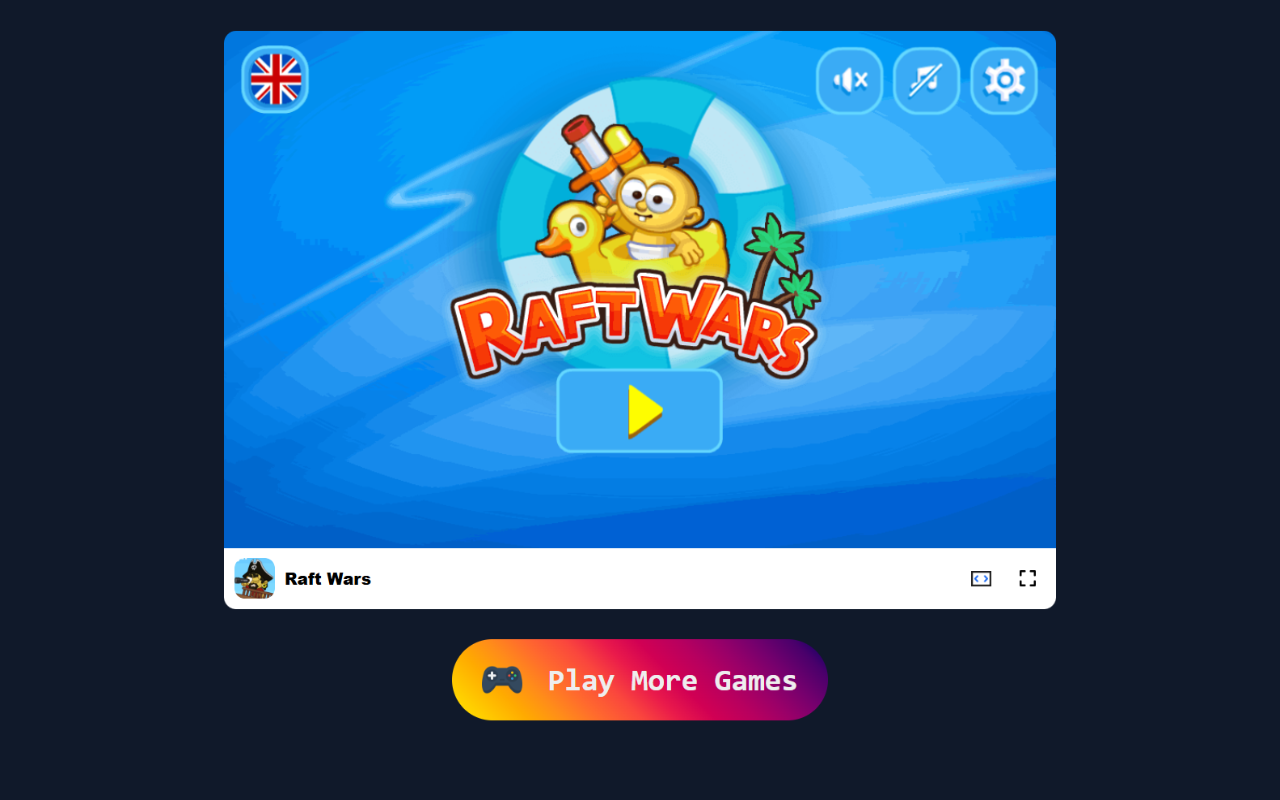 Raft Wars 游戏 - 在史诗筏战中与海盗和忍者作战! - 截图 3
