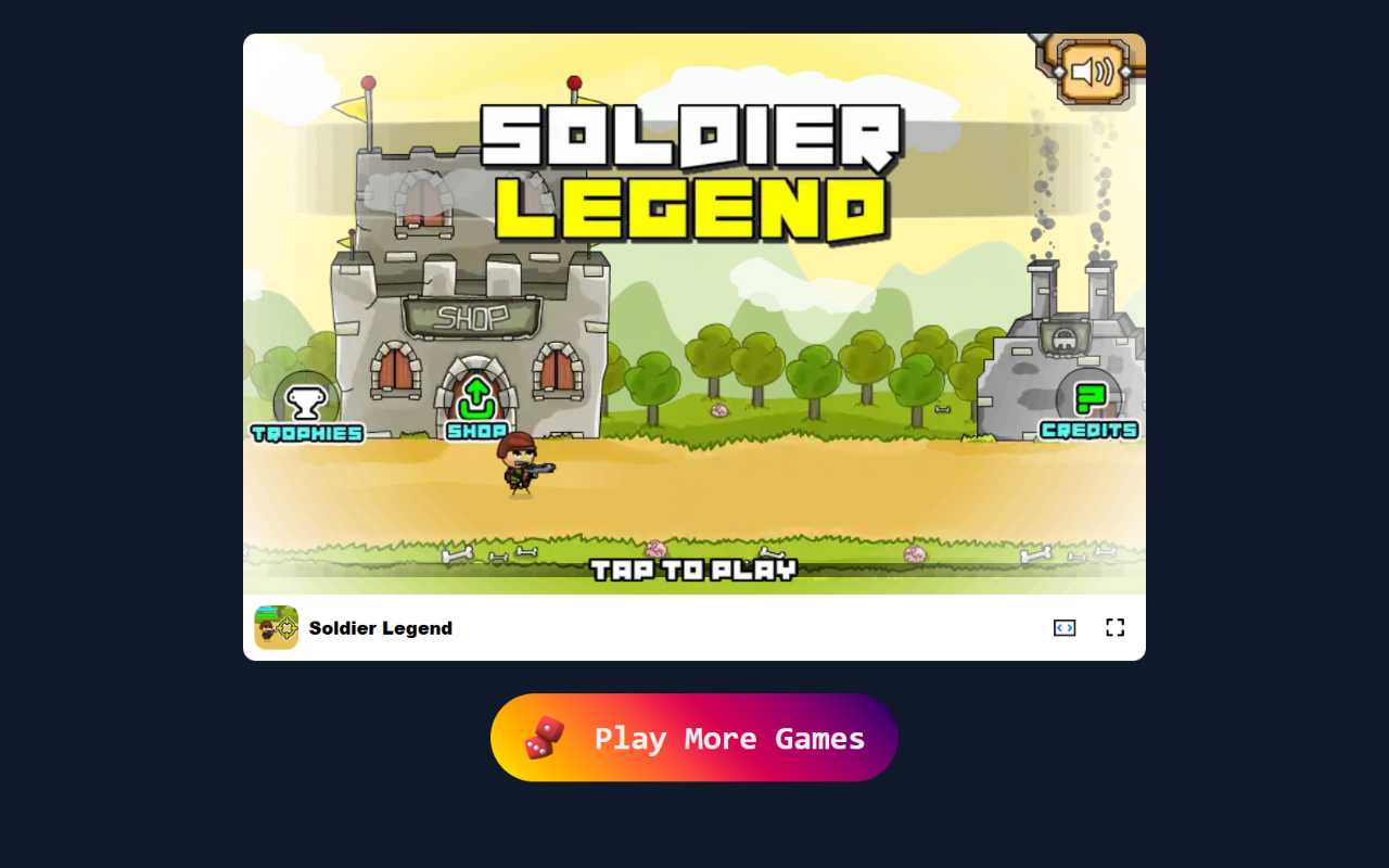 Soldier Legend 游戏 - 升级武器并生存战斗! - 截图 1