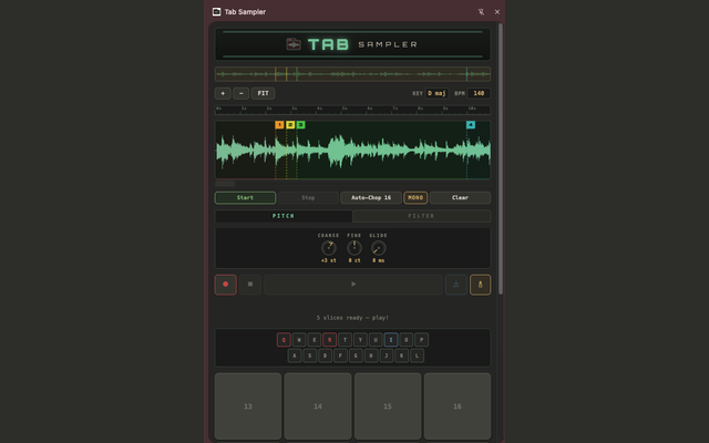 Tab Sampler - 截图 3