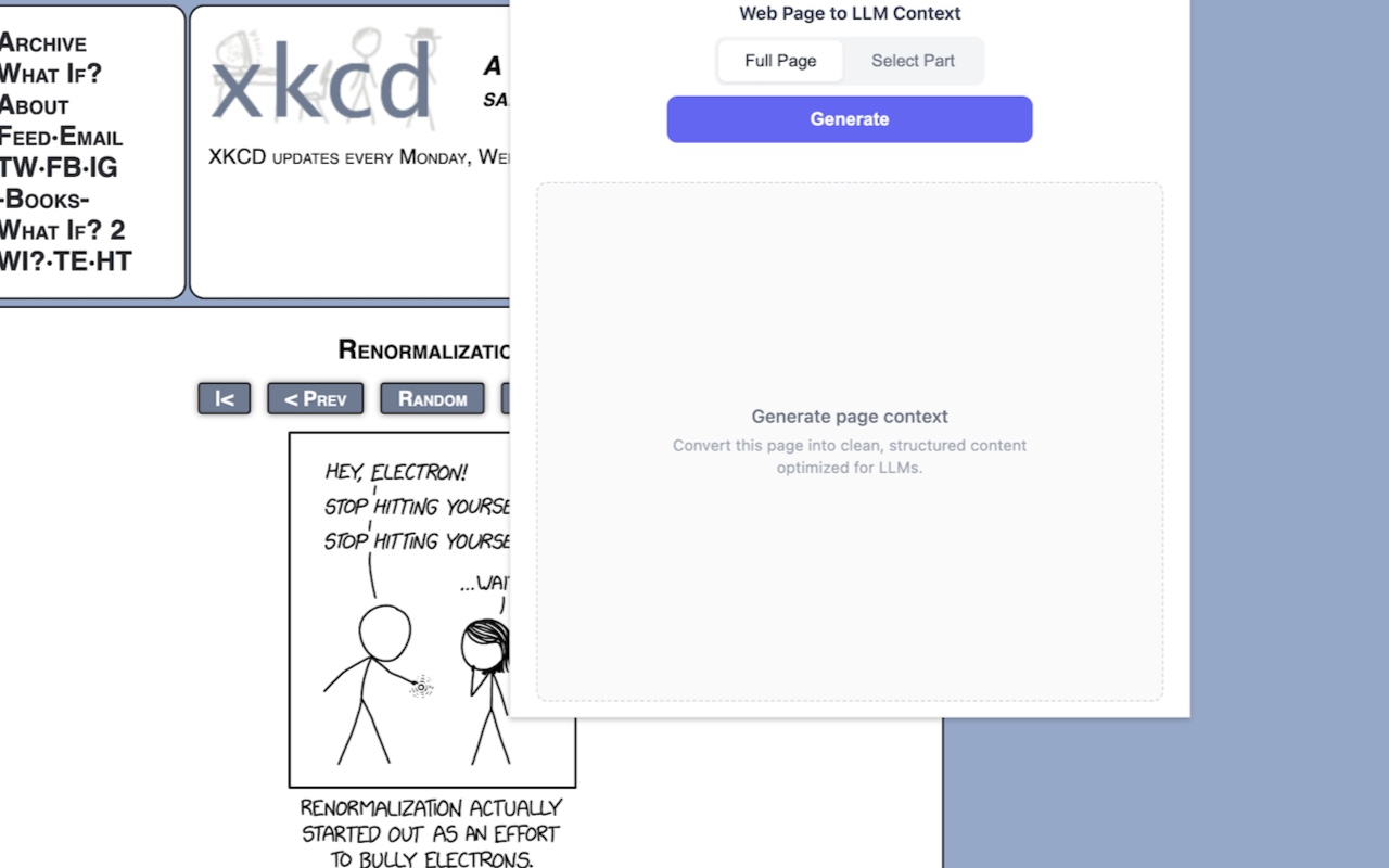 Web Page to LLM Context - 截图 2