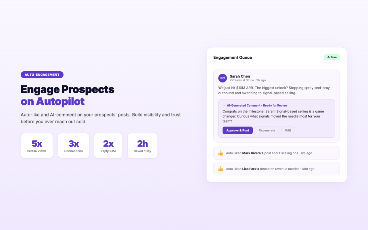 OutX - LinkedIn & Reddit Social Listening, Leads & Emails - 截图 1