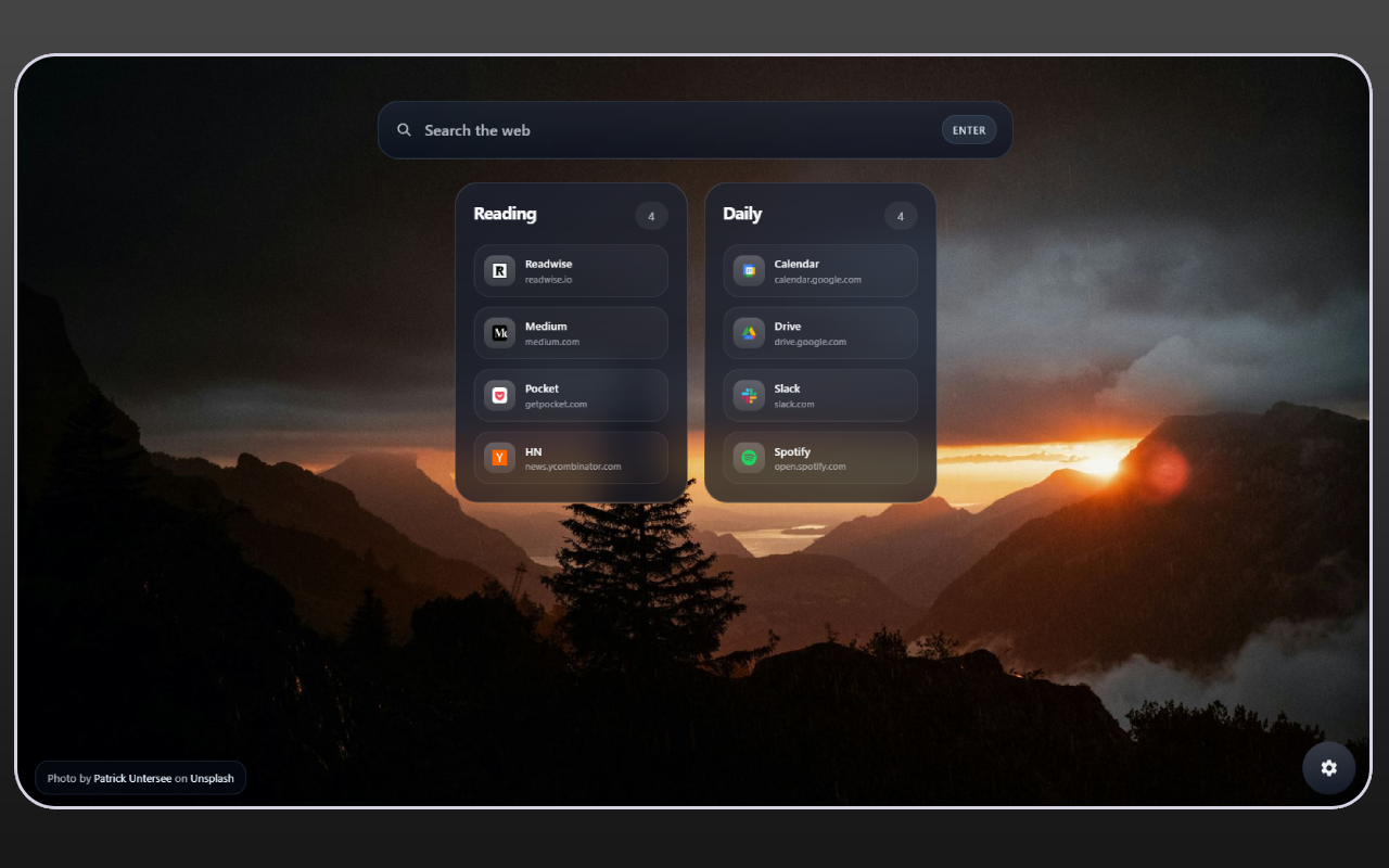 New Tab Spaces - 截图 4