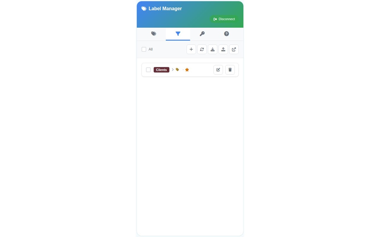 Gmail Label & Filter Manager - 截图 3