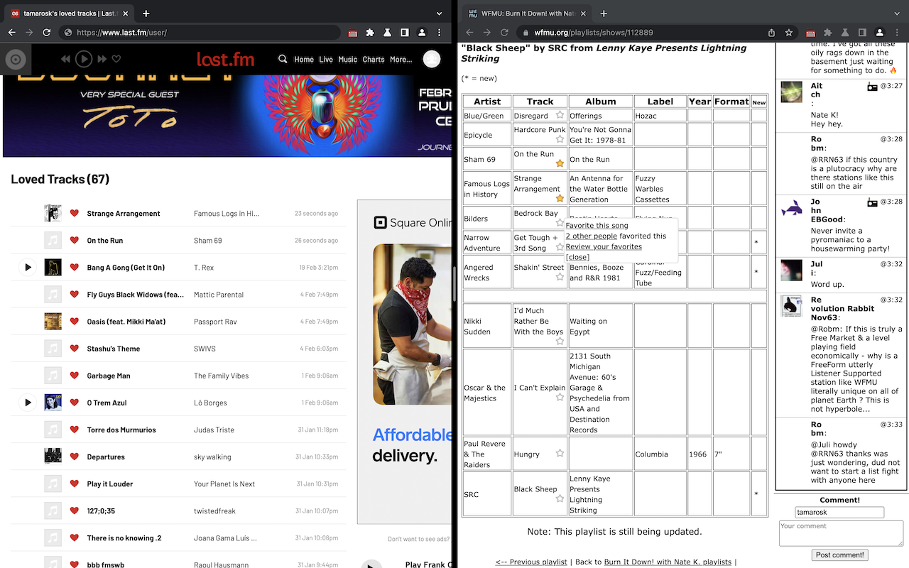 WFMU Radio to Last.fm - 截图 5