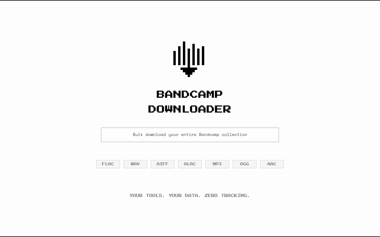DarkPixel Bandcamp Downloader - 截图 4