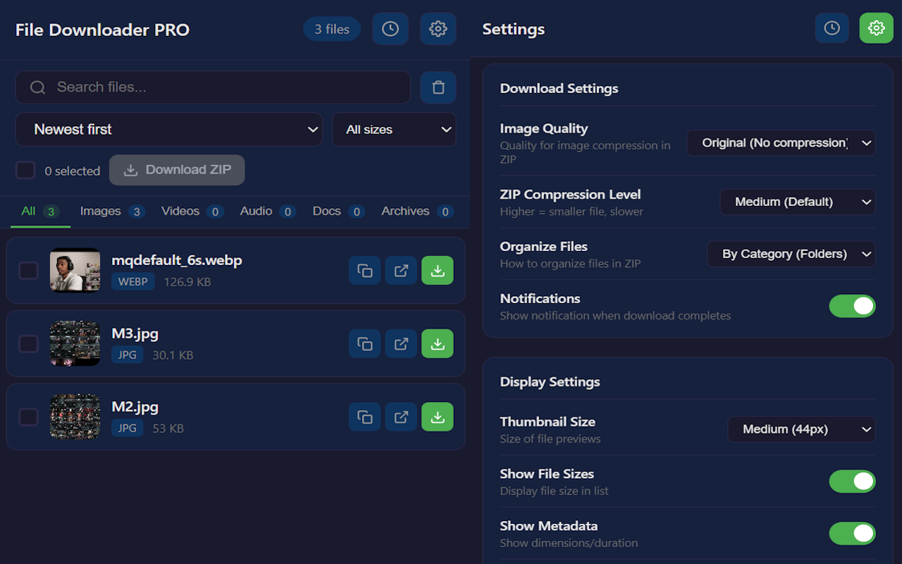 File Downloader PRO - 截图 1