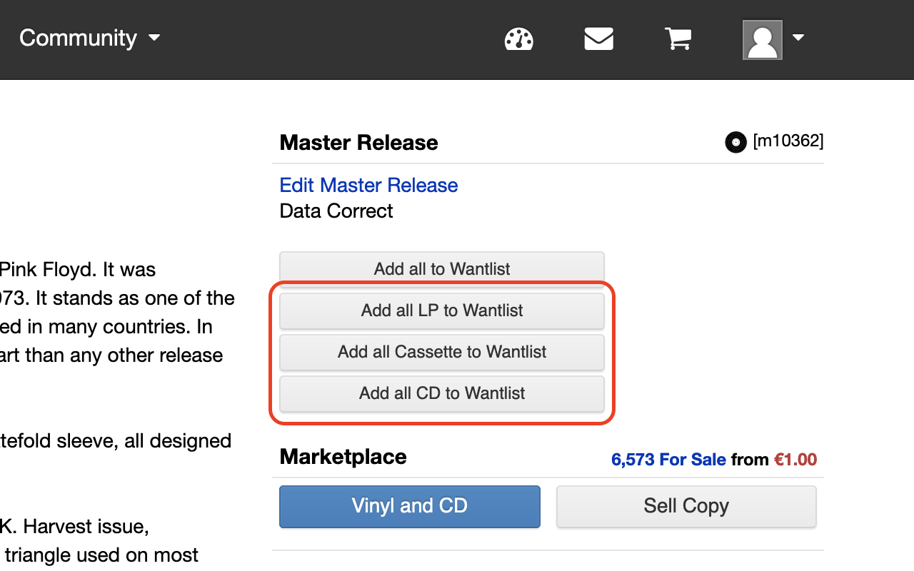 Discogs: Add All - 截图 1