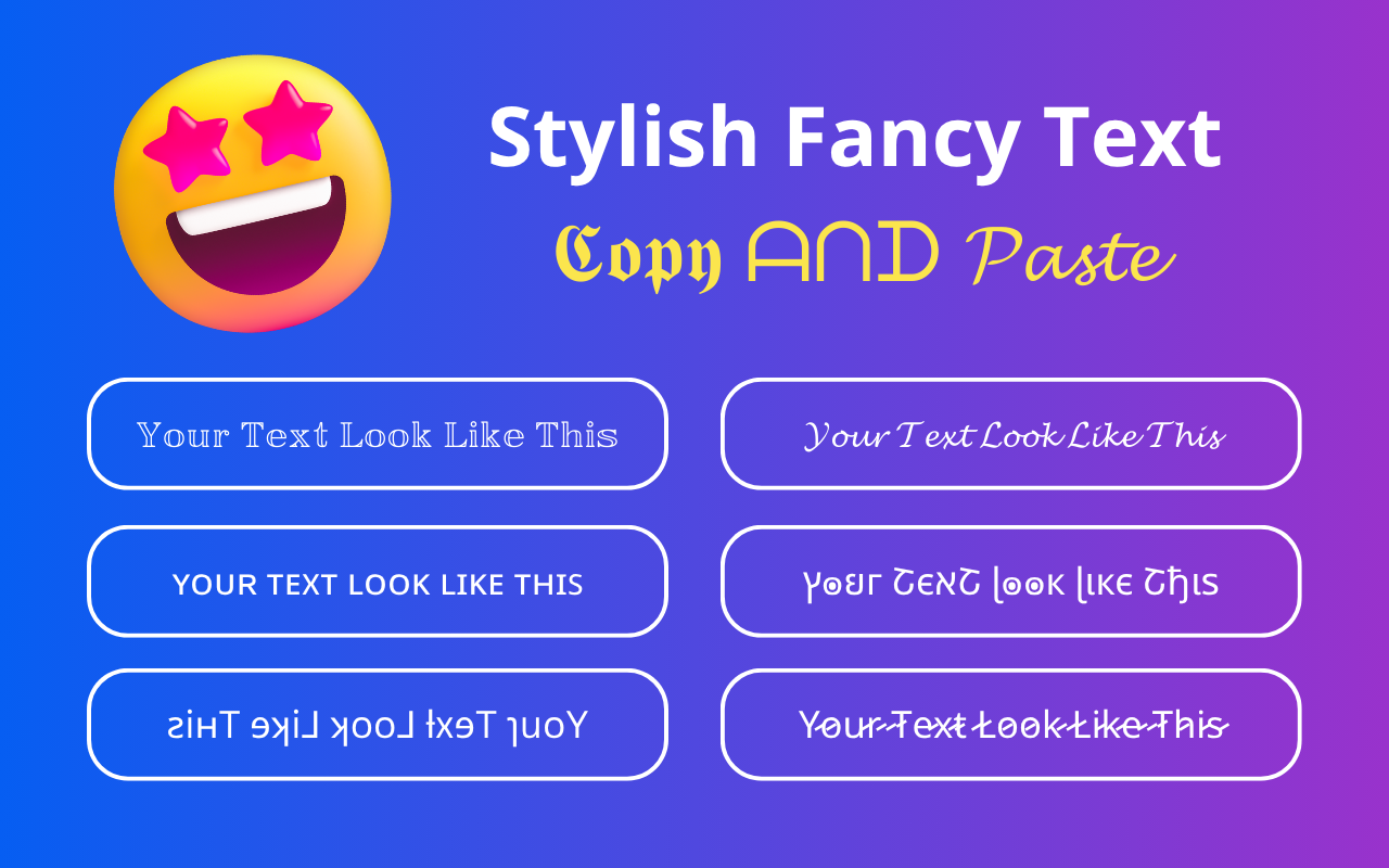 Stylish Fonts Copy Paste Generator - 截图 5