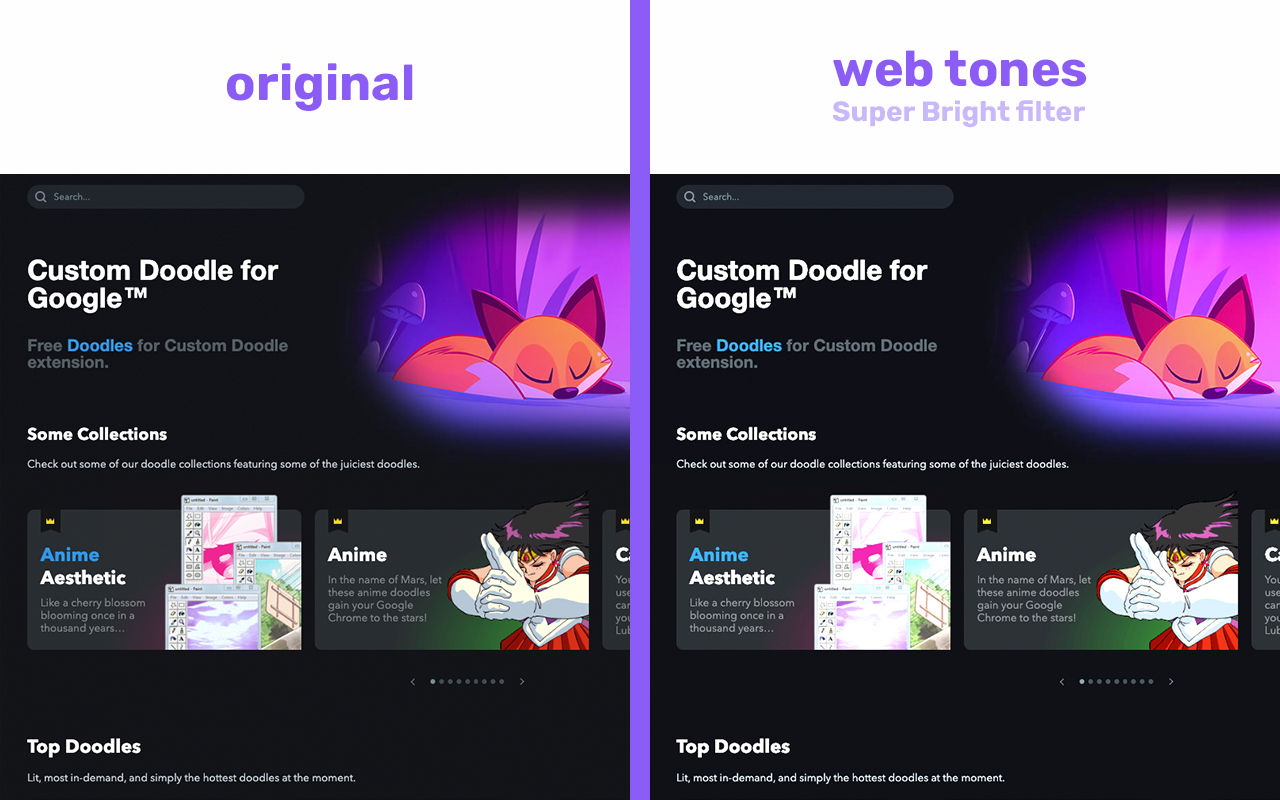 Web Tones——适用于任何网站的电影级颜色滤镜 - 截图 5