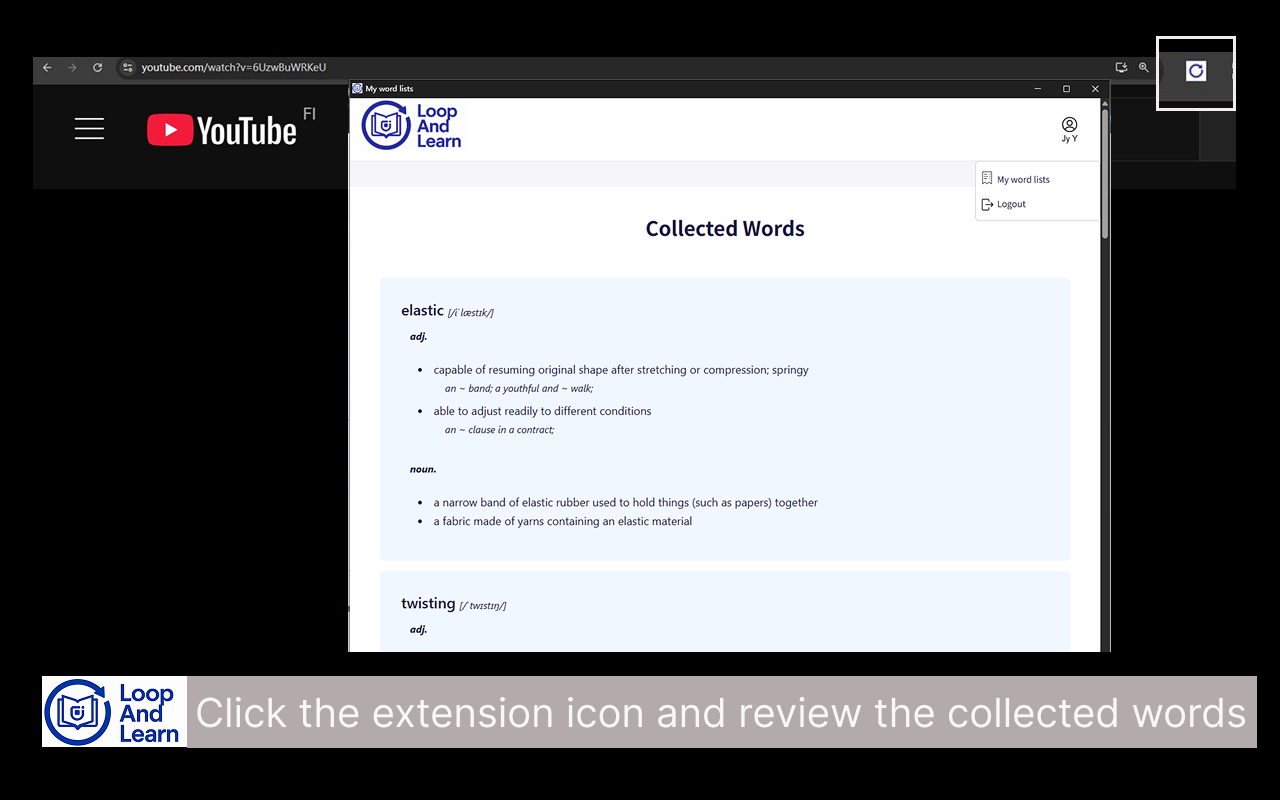 Loop and Learn for YouTube - 截图 4