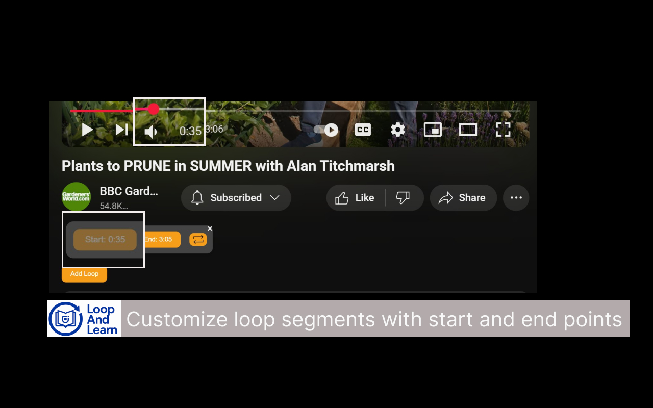 Loop and Learn for YouTube - 截图 5