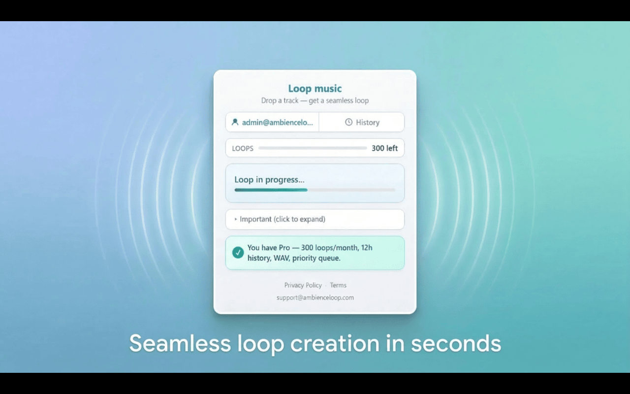 Loop Music: Seamless Audio Looper - 截图 1