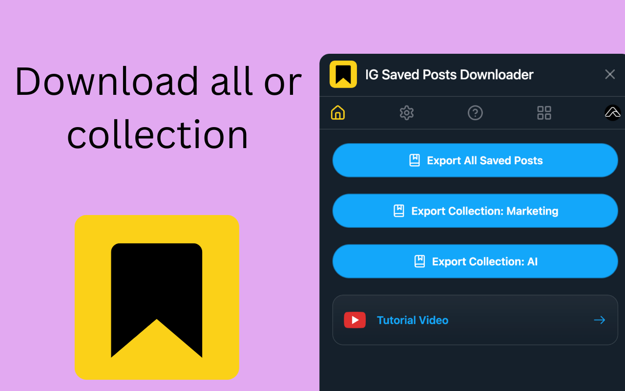 Saved Posts Downloader - 截图 3